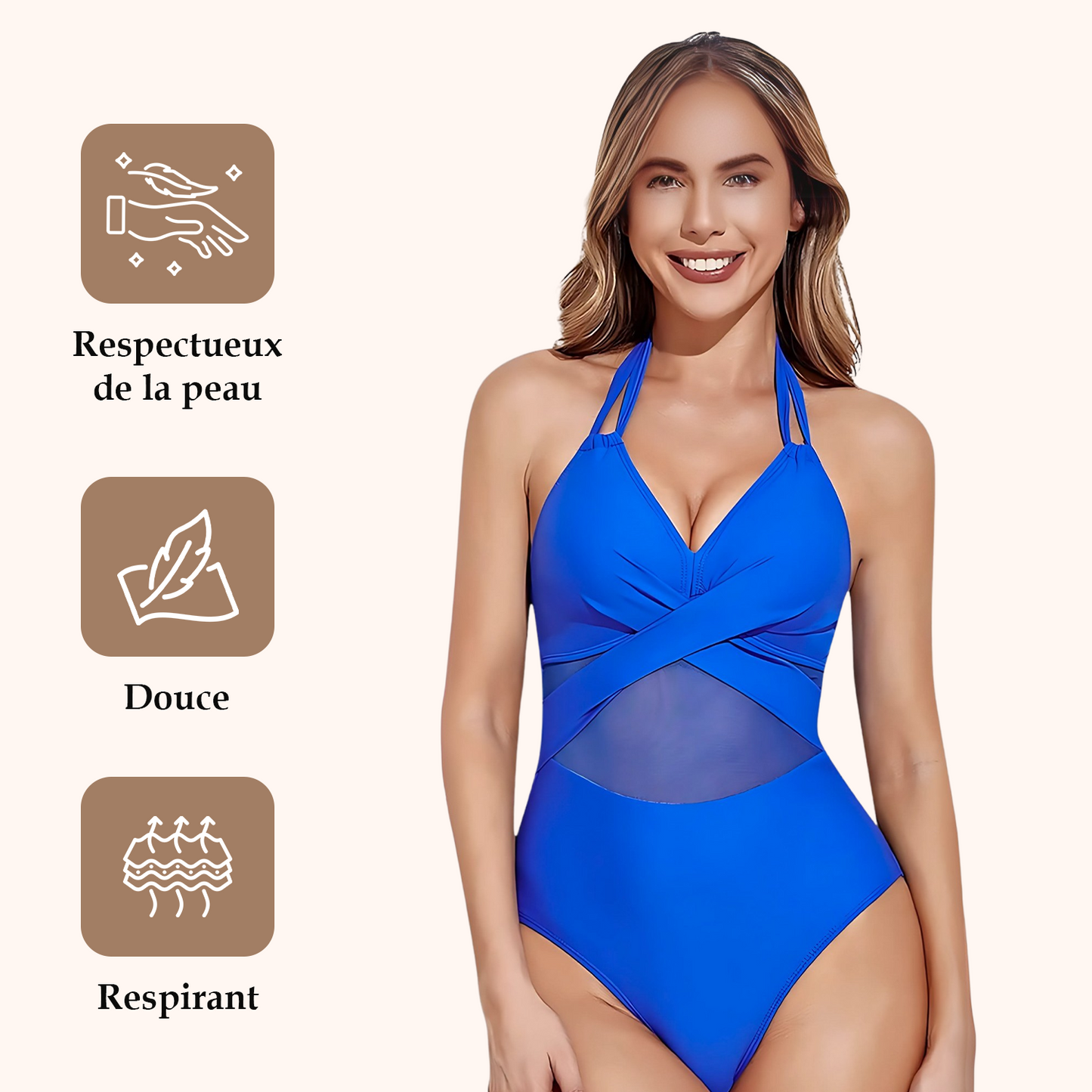 Claire Wave – Le maillot de bain une pièce qui allie style, confort et fraîcheur