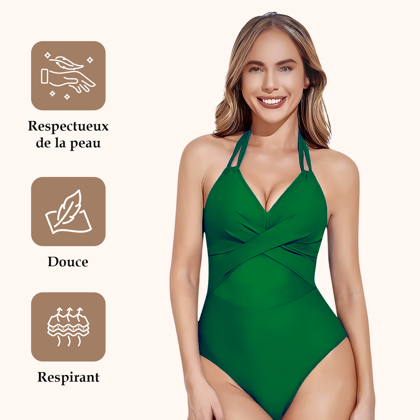 Claire Wave – Le maillot de bain une pièce qui allie style, confort et fraîcheur