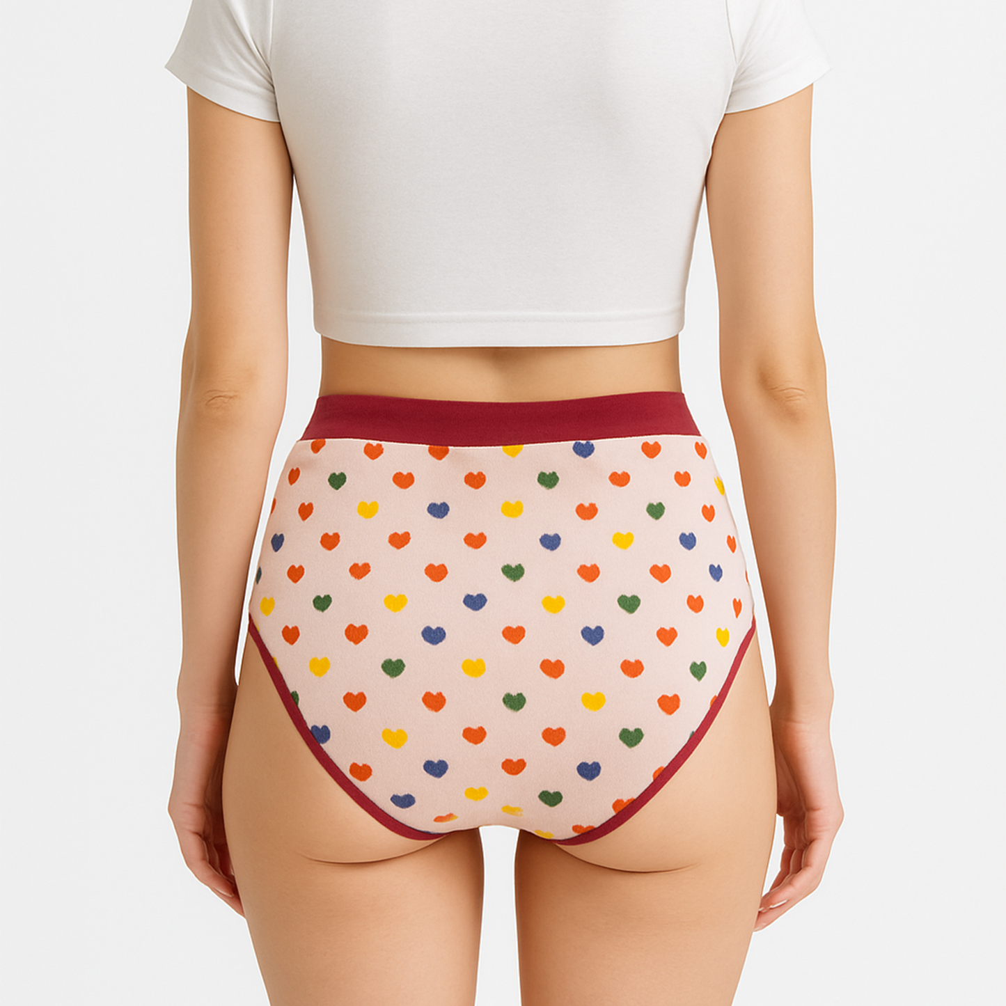 🌸 Viva Flow – La culotte menstruelle taille haute pour ados, douce et rassurante