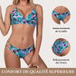 Florale Summer – le maillot de bain menstruel 2 pièces pour des flux modérés